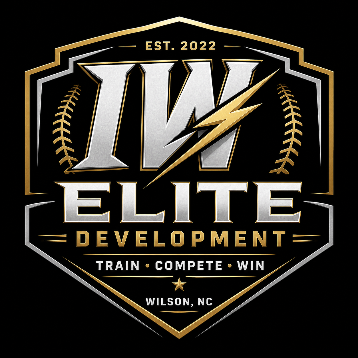 Isaiah White Elite Development shield logo